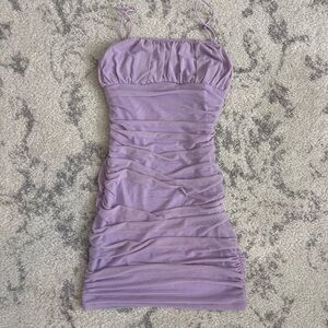 Light Purple Bodycon Dress - Size L